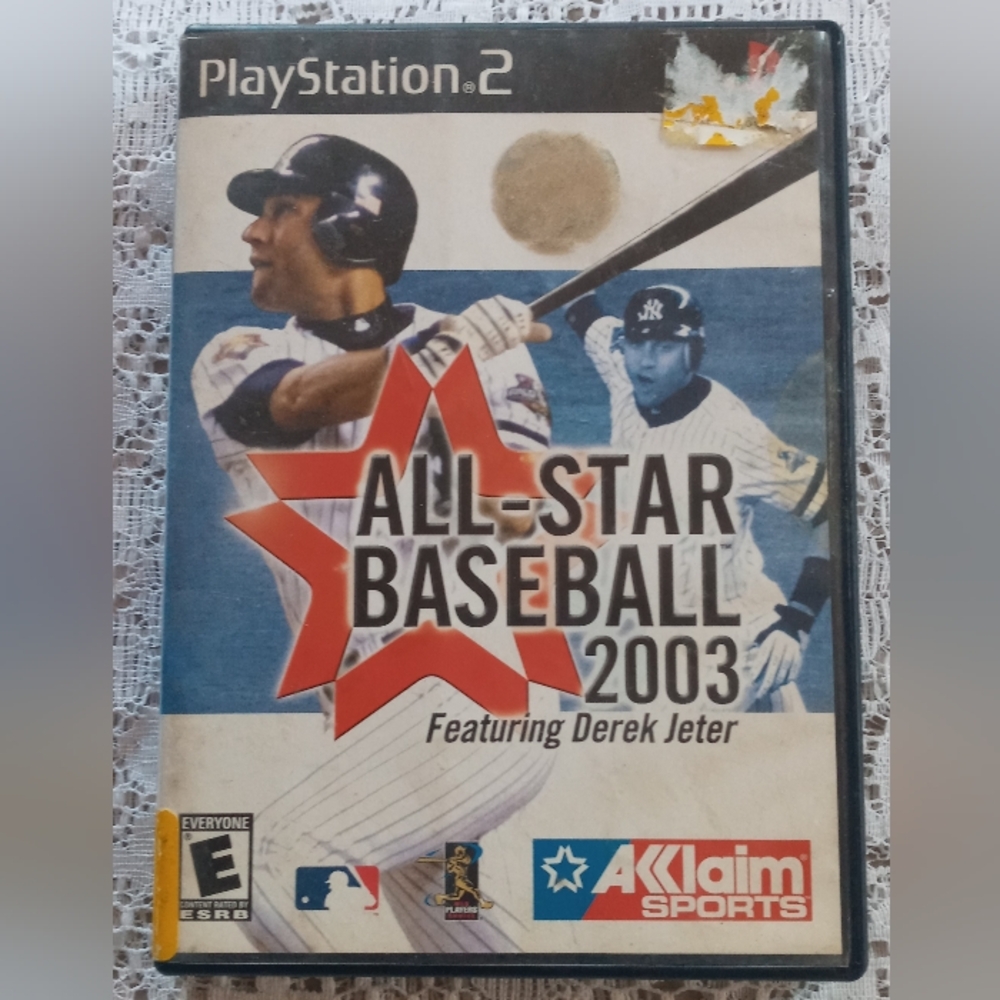 ALL-STAR BASEBALL 2003 Featuring Derek Jeter Video Games Sports PlayStation 2